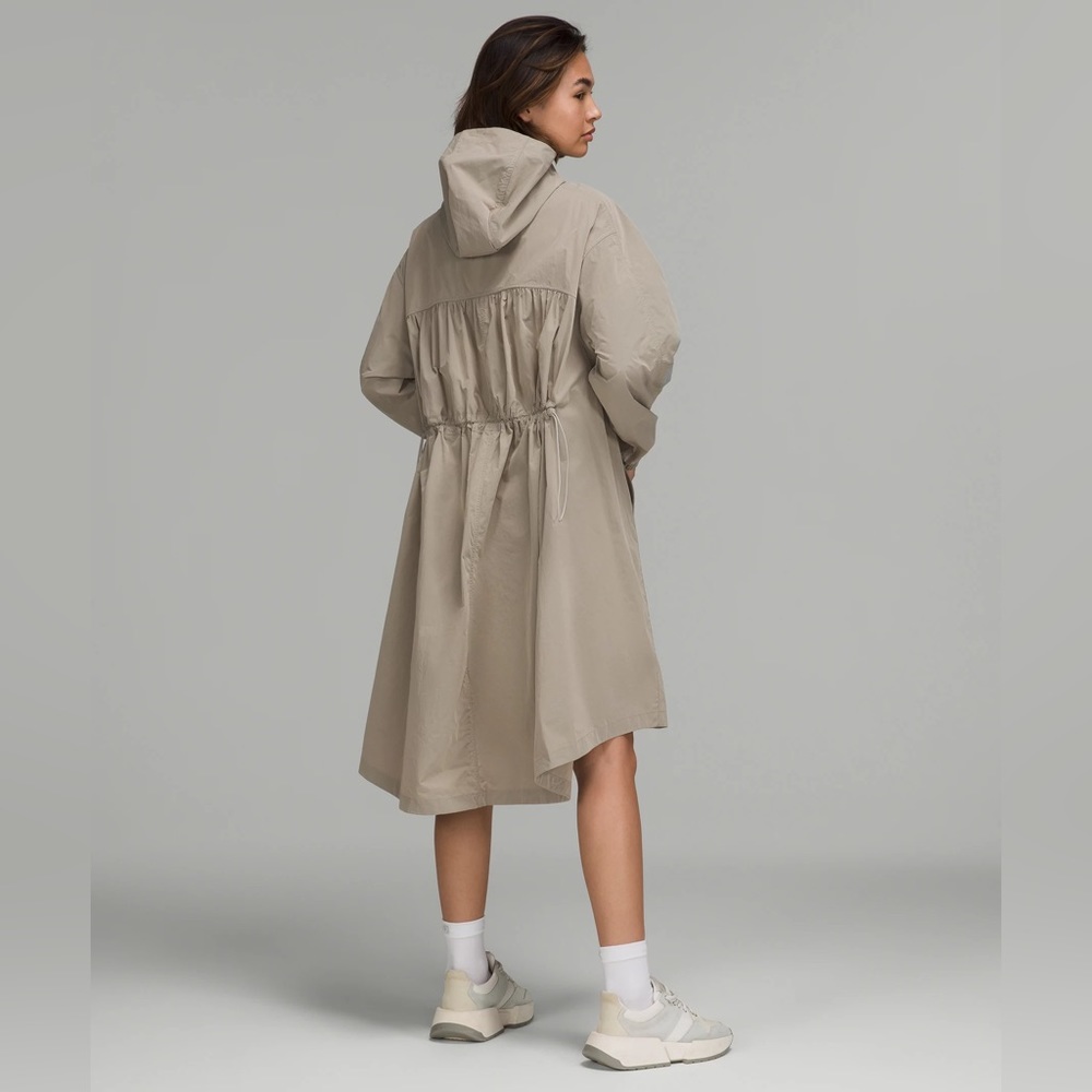 lululemon oversized fit gathered jacket